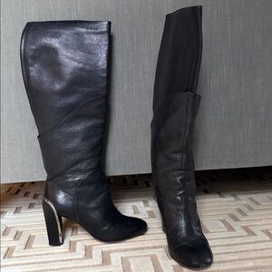 Diane Von Furstenberg TALL LEATHER BOOTS